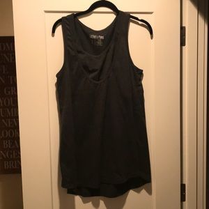 Charcoal nursing tank top